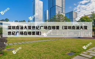 深圳南油大厦世纪广场在哪里（深圳南油大厦世纪广场在哪里建）