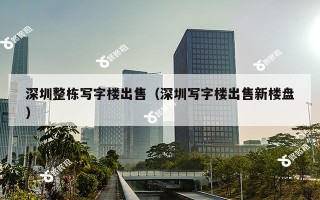 深圳整栋写字楼出售（深圳写字楼出售新楼盘）