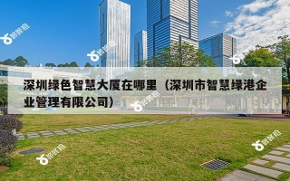 深圳绿色智慧大厦在哪里（深圳市智慧绿港企业管理有限公司）