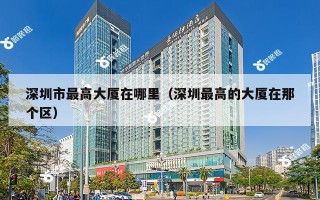 深圳市最高大厦在哪里（深圳最高的大厦在那个区）