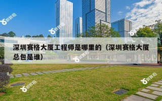 深圳赛格大厦工程师是哪里的（深圳赛格大厦总包是谁）