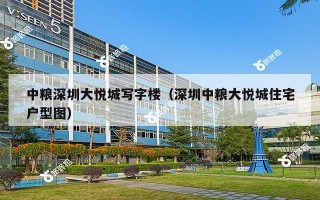 中粮深圳大悦城写字楼（深圳中粮大悦城住宅户型图）