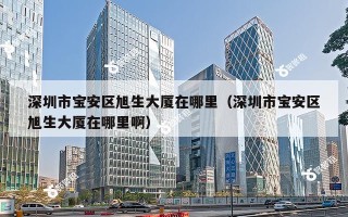 深圳市宝安区旭生大厦在哪里（深圳市宝安区旭生大厦在哪里啊）