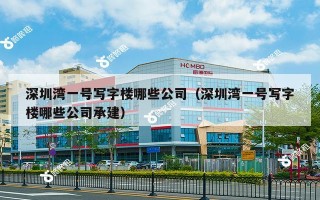 深圳湾一号写字楼哪些公司（深圳湾一号写字楼哪些公司承建）