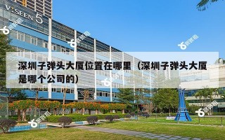 深圳子弹头大厦位置在哪里（深圳子弹头大厦是哪个公司的）