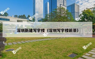 深圳新建写字楼（深圳写字楼前景）