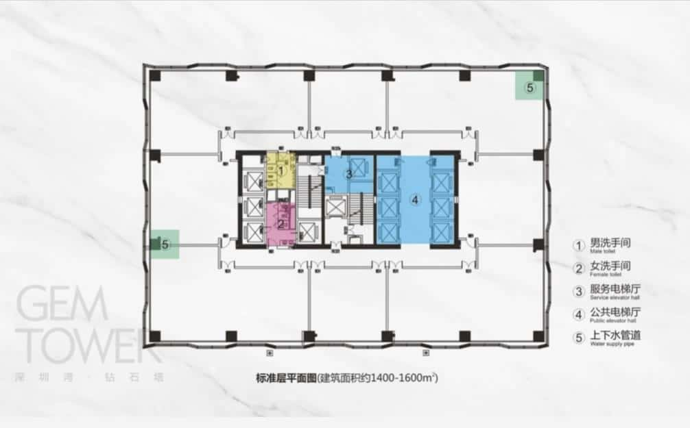 后海总部基地 喜之郎大厦 写字楼租赁-第5张图片-深圳楼盘简介